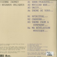 Back View : Etienne Jaumet - 8 REGARDS OBLIQUES (LP) - Versatile / VERLP038