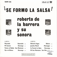 Back View : Roberto De La Barrera Y Su Sonora - SE FORMO LA SALSA (180G LP) - Vampisoul / VAMPI206 / 00136975