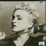 Back View : Madonna - MADONNA (LP, 180G, CRYSTAL CLEAR VINYL) - Rhino / 0349784930
