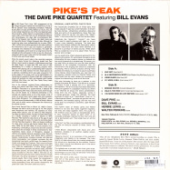 Back View : Dave Pike Quartet ft. Bill Evans - PIKES PEAK (180G LP) - Waxtime / 012772286