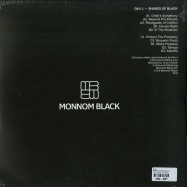 Back View : Dax J - SHADES OF BLACK (2LP + INSERT) - Monnom Black / MONNOM007RP2