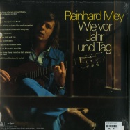 Back View : Reinhard Mey - WIE VOR JAHR UND TAG (LP) - Universal / 5752685