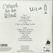 Back View : Teitur - I WANT TO BE KIND (LP) - Arlo & Betty Recordings / AB19