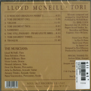 Back View : Lloyd McNeill - TORI (CD) - Soul Jazz / SJRCD487 / 05211182