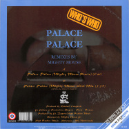 Back View : Who s Who - PALACE PALACE (MIGHTY MOUSE REMIXES) (BLACK VINYL) - High Fashion Music / MS 483
