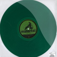 Back View : Lee Van Dowski - GLASS EP / THE GLITZ RMX (GREEN COLOURED VINYL) - Material Series / Material013