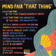 Back View : Mind Fair - THAT THING - Rogue Cat ReSounds / RCRS004
