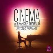 Back View : Alexandre Tharaud / OASCR / Antonio Pappano - CINEMA-PIANO AND ORCHESTRA (LP) - Erato / 505419729092