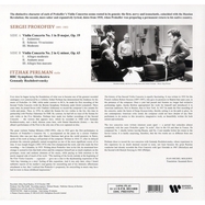 Back View :  Itzhak Perlman / BBC / Gennadi Roshdestwenskij - VIOLINKONZERTE 1 & 2 (LP) - Warner Classics / 505419744798
