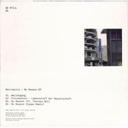 Back View : Metropolis - NO REASON EP - De Stijl / DS-05