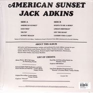 Back View : Jack Adkins - AMERICAN SUNSET (LP, YELLOW COLOURED VINYL) - Deja vu Kid / DVKLP02