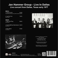 Back View : Jan Hammer Group - LIVE IN DALLAS (LTD LP) - Moosicus / 05270811
