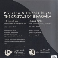 Back View : Prinsjan & Dennis Ruyer - THE CHRYSTAL OF SHAMBALLA - 90 Watts Records / 9024