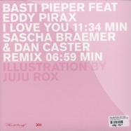 Back View : Basti Pieper Feat. Eddy Pirax - I LOVE YOU - SASCHA BRAEMER & DAN CASTER RMX (10 INCH) - Herz ist Trumpf / HITX01