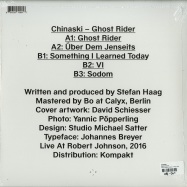 Back View : Chinaski - GHOST RIDER - Live at Robert Johnson / Playrjc 044