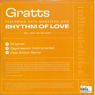 Back View : Gratts feat Cata Mansikka Aho - RHYTHM OF LOVE (FEAT FAZE ACTION REMIX) - Be Strong Be Free / BSBF 1203