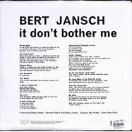 Back View : Bert Jansch - IT DON T BOTHER ME (LP) - Superior Viaduct / SV122