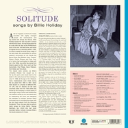 Back View : Billie Holiday - SOLITUDE (180g coloured LP) - WAXTIME IN COLOR  / 950718