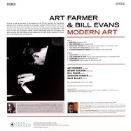 Back View : Farmer,Art&Evans,Bill - MODERN ART (LP) - Elemental Records / 1019306EL2
