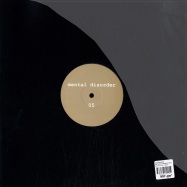 Back View : Oscar Mulero - THE GOTHIC WINDOW EFFECT - Mental Disorder / MD05