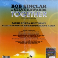 Back View : Bob Sinclar Feat. Steve Edwards - TOGETHER (REMIXES) - Yellow Productions / yp244