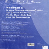 Back View : Pupetta - SOUS LE SHORT DES GARCONS REMIXES - Lula Records / LAT01