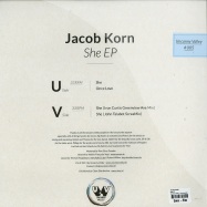 Back View : Jacob Korn - SHE EP - Uncanny Valley / Uncanny005 / UV005