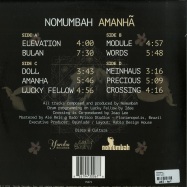 Back View : Nomumbah - AMANHA (2X12 INCH LP) - Yoruba / YSD72