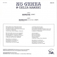 Back View : Nu Genea - MARECHIA (7 INCH) - NG Records / NG04