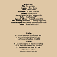 Back View : Jody-J - LES AMERICAINS - Workin Records / WRK026