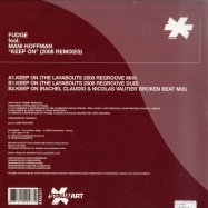Back View : Fudge feat. Mani Hoffmann - KEEP ON REMIXES - Stalwart / STAL011