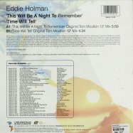 Back View : Eddie Holman - THIS WILL BE A NIGHT TO REMEMBER - Salsoul / salsa12025