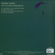 Back View : Frank Haag - THE FUTURE IS ABSURD - INCL THE MOLE RMX - Serialism / SER035