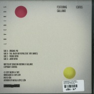 Back View : Lovebirds ft. Galliano - ICARUS REMIXES (2X7 INCH) - Razor N Tape / RNT45004