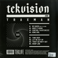 Back View : Traxman - TEKVISION (LP + MP3) - Teklife / Teklife006 / 7795458