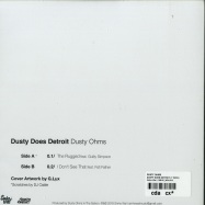 Back View : Dusty Ohms - DUSTY DOES DETROIT (LTD 7 INCH + POSTER) - Smho Wal / SMHO_WAL002