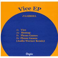 Back View : J Gabriel - VICE EP (AUDIO WERNER RMX) - Onysia / ONYSIA006