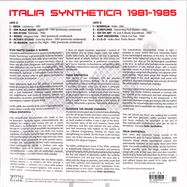Back View : Various Artists - ITALIA SYNTHETICA 1981-1985 (WHITE LP) - SPITTLE / SPITTLE146