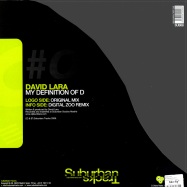 Back View : David Lara - MY DEFINITION OF D - Suburban Tracks / SUB08