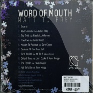 Back View : MATT TOLFREY - WORD OF MOUTH (CD) - Leftroom / leftcd004