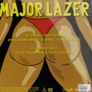 Back View : Major Lazer - BUBBLE BUTT (CLEAR RED SPLATTERED VINYL) - Because / BEC5161636