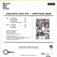 Back View : Conjunto Papa Upa - Libre Para Amar (LP) - Names You Can Trust / NYCTLP04