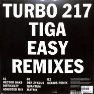 Back View : Tiga - EASY REMIXES (HCTOR OAKS,DER ZYKLUS,DECIUS) - Turbo Recordings / turbo217