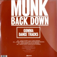 Back View : Munk - BACK DOWN - Gomma Dance Tracks / Gomma DT 04