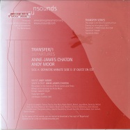Back View : Anne James Chaton / Andy Moor - TRANSFER 1 (7 INCH) - Unsounds / 22u