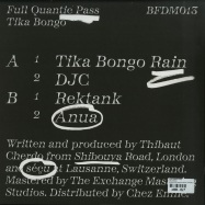 Back View : Full Quantic Pass - TIKA BONGO - Brothers From Different Mothers / BFDM013