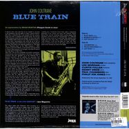 Back View : John Coltrane - BLUE TRAIN (Blue LP) - 20th Century Masterworks / 50250