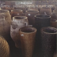 Front View : Alvin Lucier - SO YOU (HERMES ORPHEUS EURYDICE) (CD) - Black Truffle / Black Truffle 044