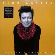 Front View : Rick Astley - LOVE THIS CHRISTMAS / WHEN I FALL IN LOVE (MaxiSingle) Red Vinyl - BMG Rights Management / 405053880955