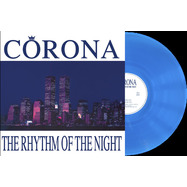 Front View : Corona - THE RHYTHM OF THE NIGHT (BLUE TRANSLUCENT 12 INCH) - Dance On The Beat / DOTB-44